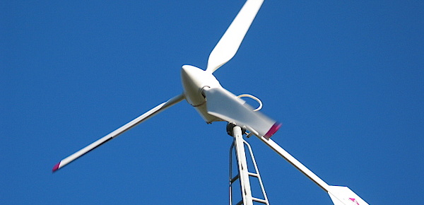 Windkraft bei H+S Gebäudetechnik in Pfedelbach