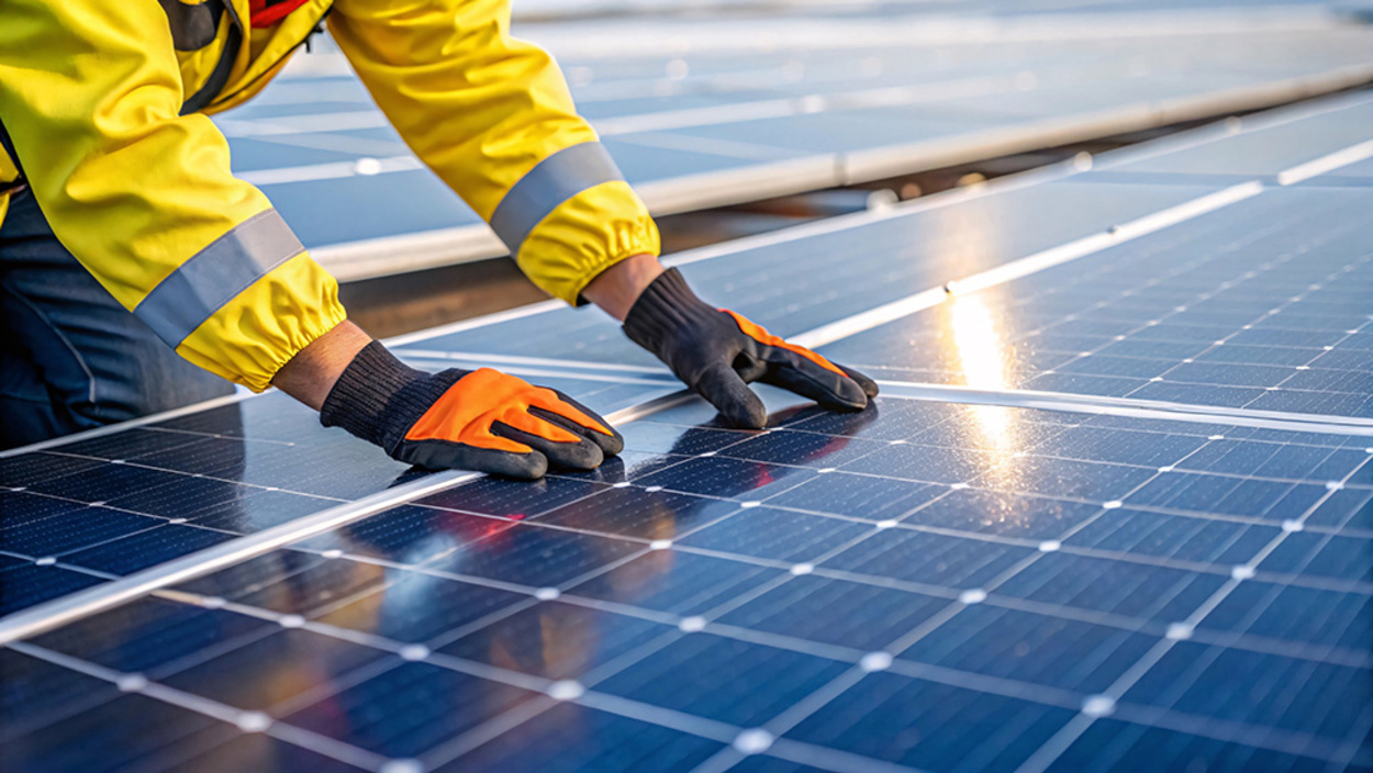 PV-Anlagen bei H+S Gebäudetechnik in Pfedelbach