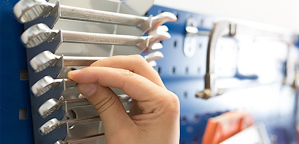 Werkstatt bei H+S Gebäudetechnik in Pfedelbach